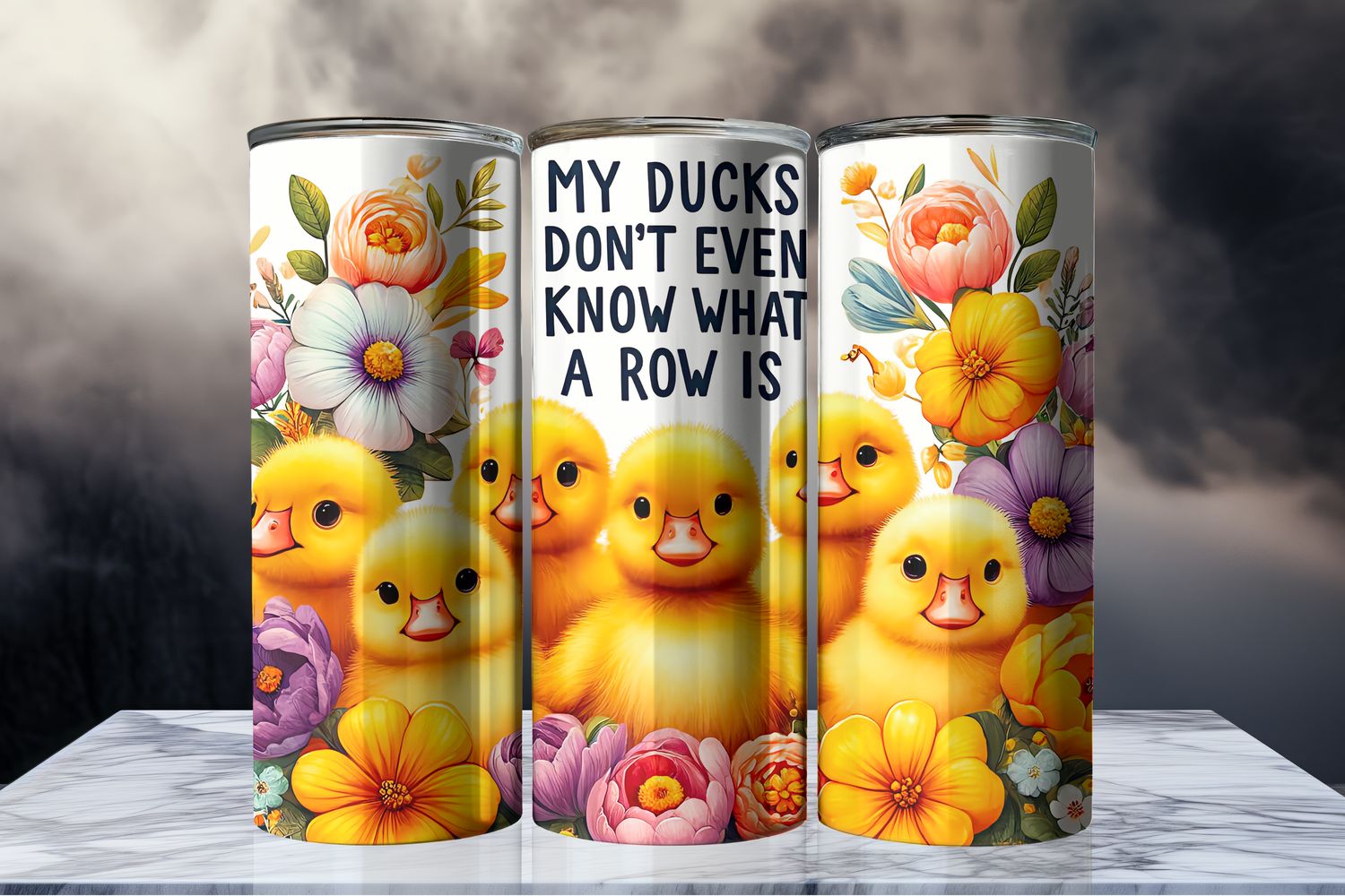 Ducks don&#39;t know a row