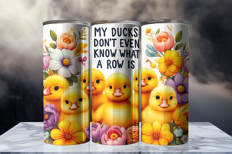 Ducks don&#39;t know a row