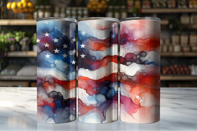 Watercolor Flag