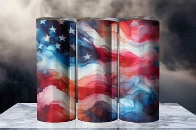 Watercolor Flag 3