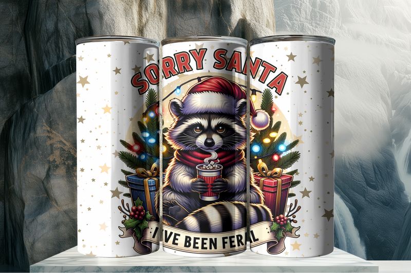 Christmas Raccoon