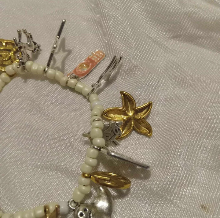 beachy charm bracelet