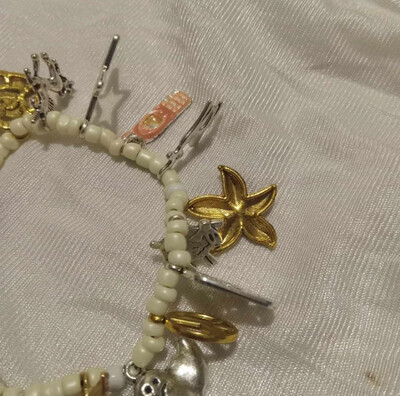 beachy charm bracelet