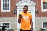 Distressed &quot;SMITHSTRONG&quot; Tennessee Orange Tee Shirt