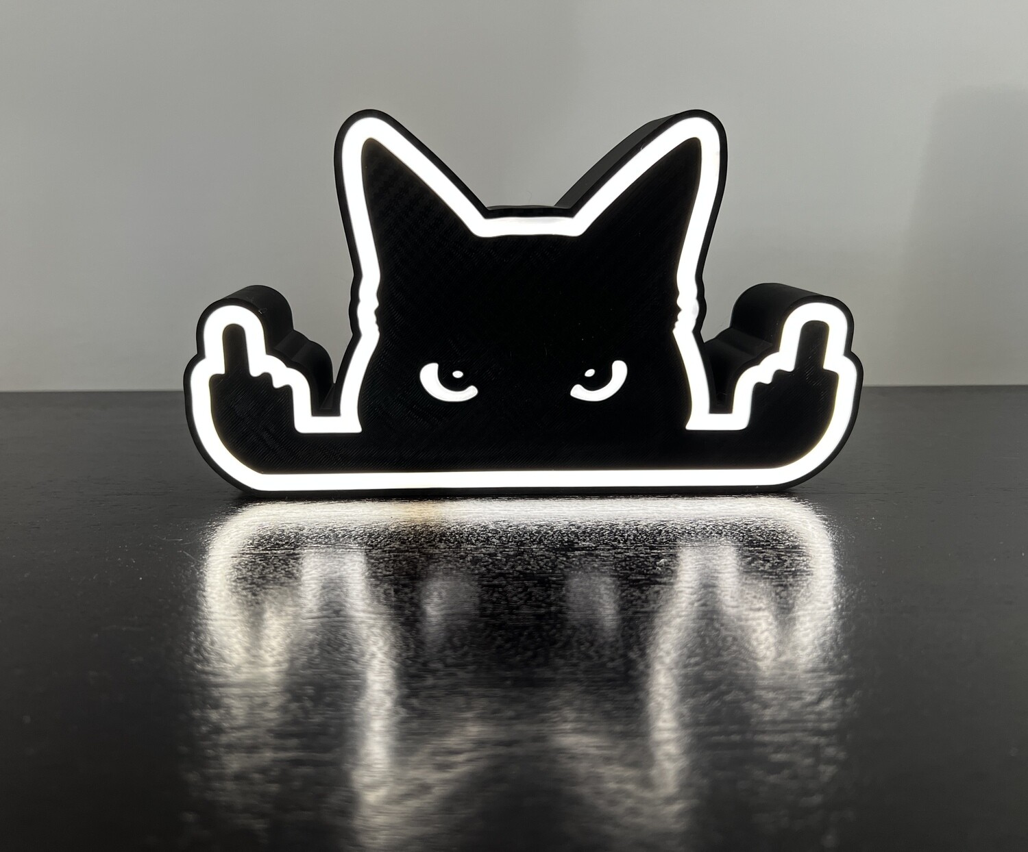 Cat with attitude Light Box Design Files inc. Fusion 360