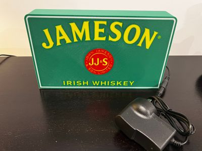 Jameson Whiskey Light Box Files