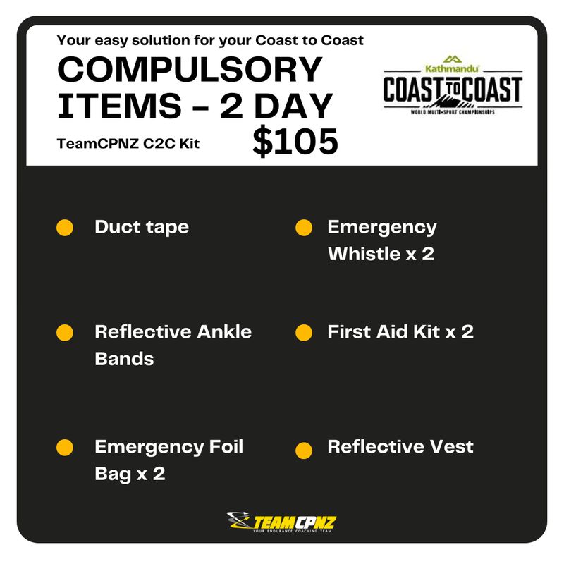 Coast to Coast 2 Day — Mandatory Gear Double-Up Essentials Kit