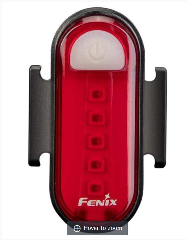 Fenix - Bike Tail Light BC05R V2.0 (15 lumens), black