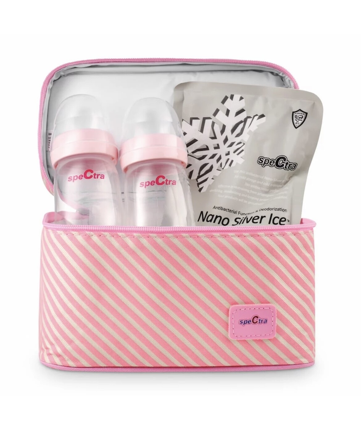 Spectra Refrigerated Bag (White/Pink)