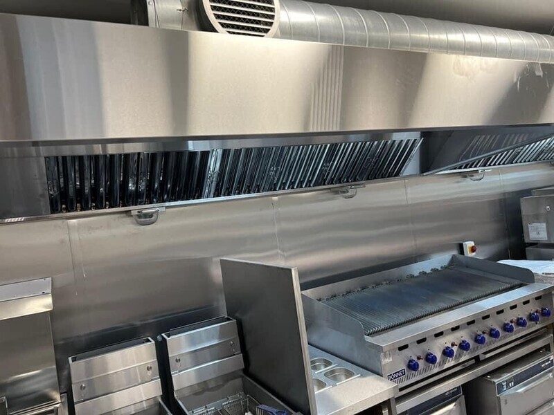 Bespoke extract canopies and ventilation on request