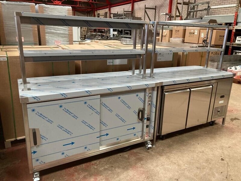 Bespoke heated gantries and hot cupboards