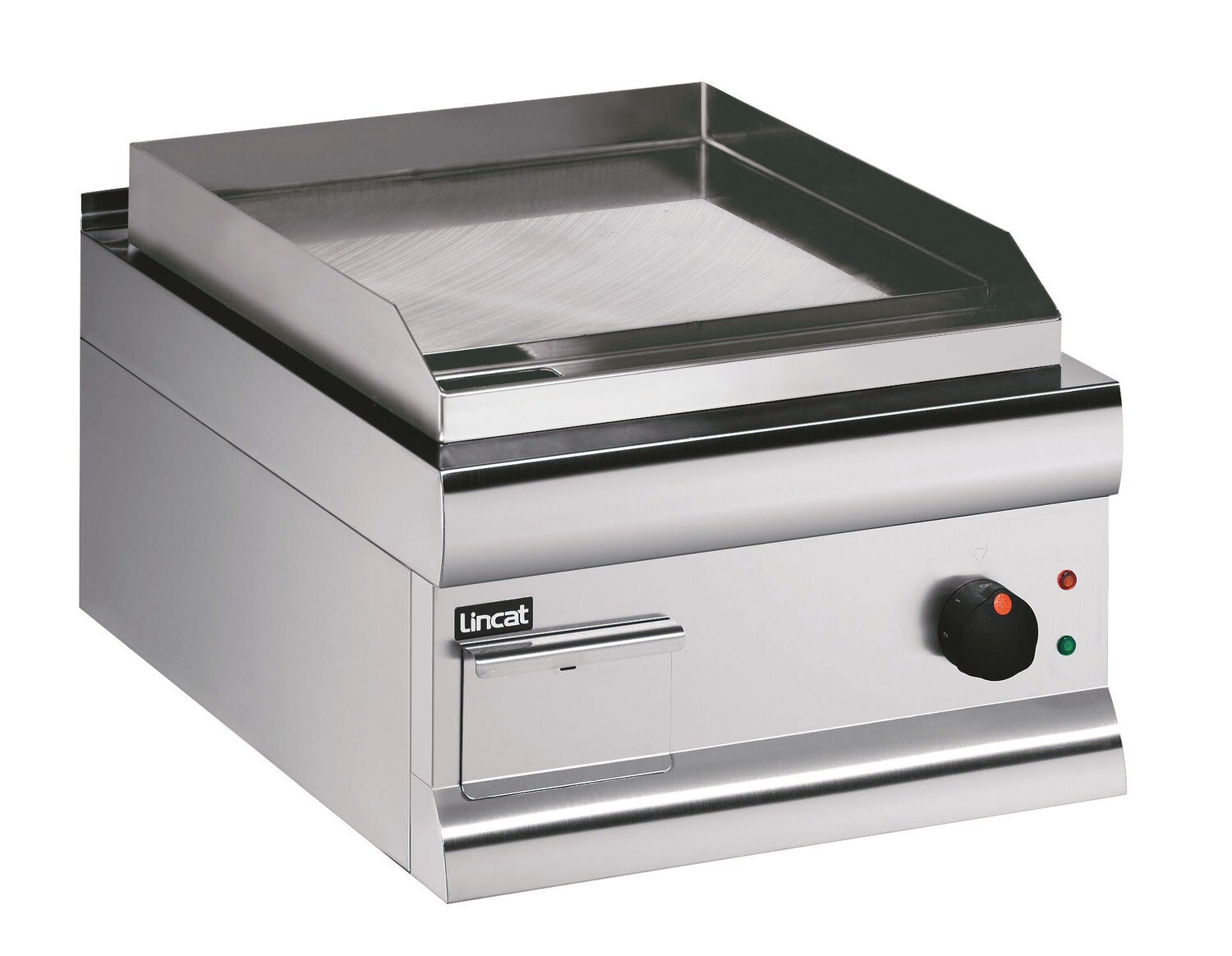 Lincat GS4 - Silverlink Electric Counter-top Griddle – Steel Plate – W 450 mm – 2.7 kW