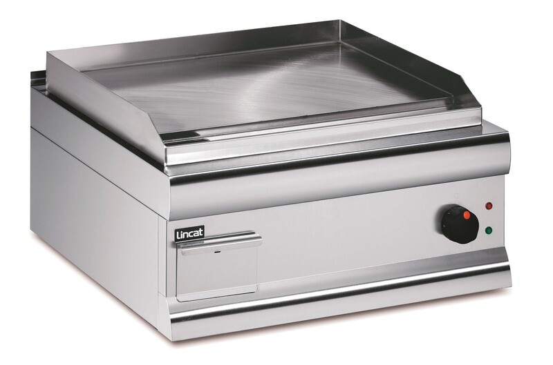 Lincat GS6 - Silverlink Electric Counter-top Griddle – Steel Plate – Single Zone – W 600 mm – 3.0 kW