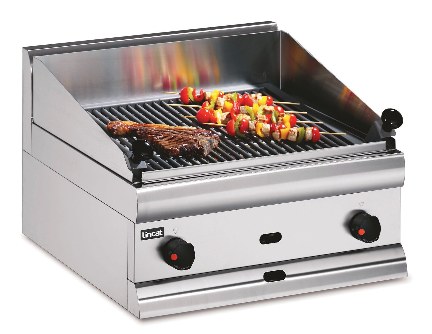 Lincat CG6/N - Silverlink Natural Gas Counter-top Chargrill – W 600 mm – 16.4 kW