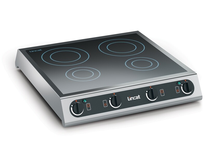 Lincat IH42 - Specialist Electric Counter-top Induction Hob – 4 Zones – W 600 mm – 2 x 3.0 kW
