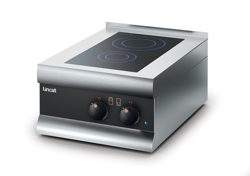 Lincat SLI21 - Silverlink Electric Counter-top Induction Hob – 2 Zones – W 450 mm – 3.0 kW