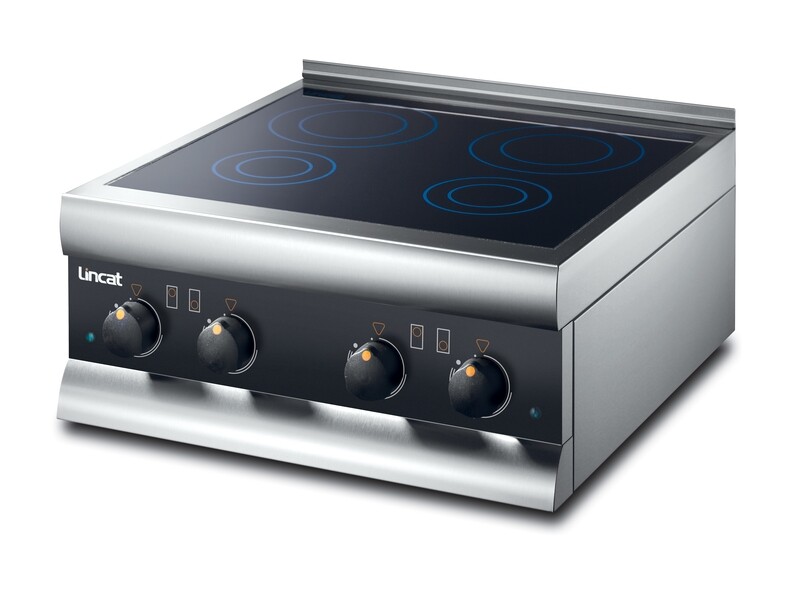 Lincat SLI42 - Silverlink Electric Counter-top Induction Hob – 4 Zones – W 600 mm – 6.0 kW