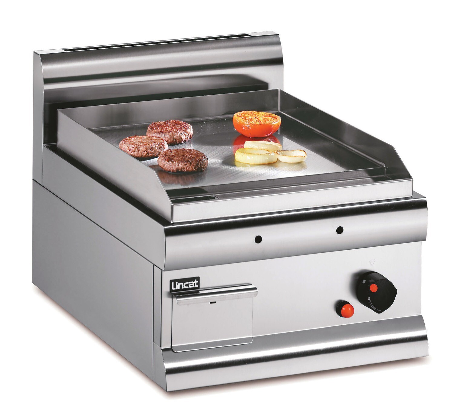 Lincat GS4/N - Silverlink Natural Gas Counter-top Griddle – Steel Plate – W 450 mm – 5.4 kW