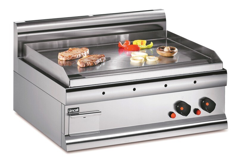 Lincat GS7/N - Silverlink Natural Gas Counter-top Griddle – Steel Plate – W 750 mm – 7.5 kW