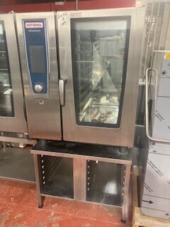 Rational 10 grid electric Self Cooking Centre combi oven and stand (Reconditioned)