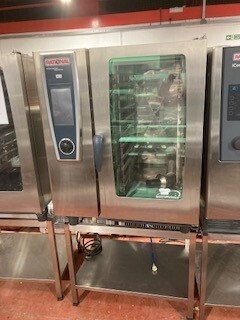 Rational 10 grid electric Self Cooking Centre combi oven and stand (Reconditioned)