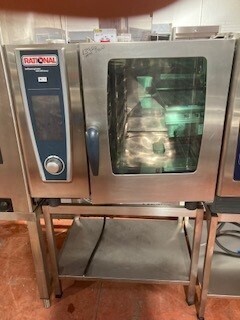 Rational 6 grid electric Self Cooking Centre combi oven and stand (Reconditioned)