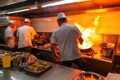 Chinese wok cookers