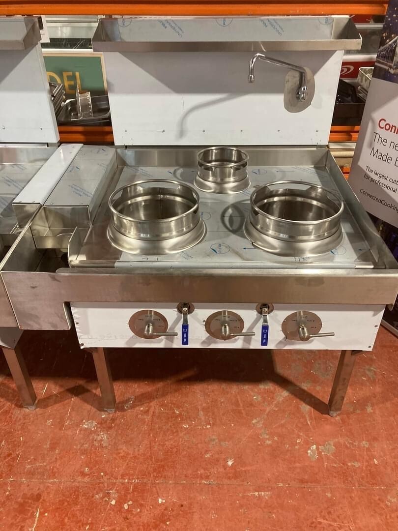 Chinese wok cooker (gas) 2 + 1