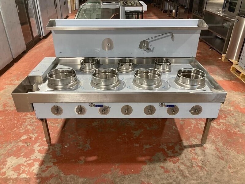 Chinese wok cooker (gas) 4 + 3