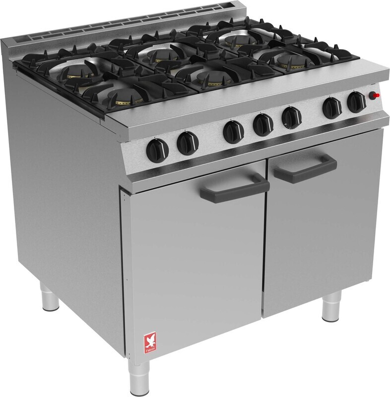 Falcon Dominator Plus G3101 open top gas range with 6x gas burners