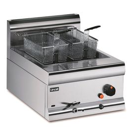 LINCAT DF4/P PROPANE GAS TABLETOP FRYER SINGLE TANK 2X BASKETS