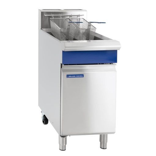Blue Seal Evolution Series GT46 - 450mm Twin Pan Gas Fryer