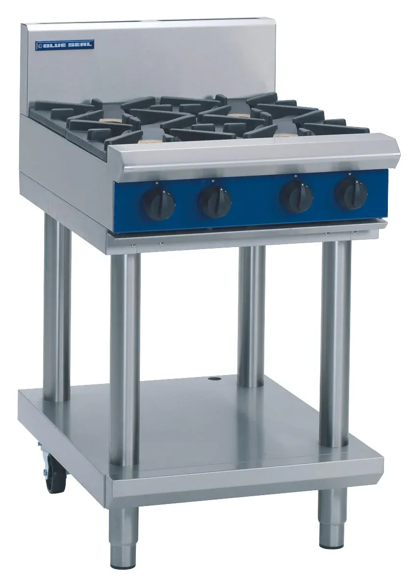Blue Seal Evolution Series G514D-LS - 600mm Gas Cooktop - Leg Stand Blue Seal Evolution Series G514D-LS - 600mm Gas Cooktop - Leg Stand