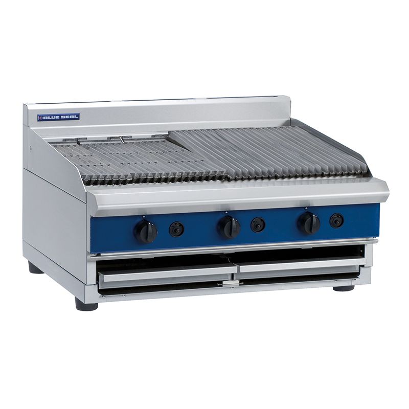 Blue Seal Evolution Series G596-B - 900mm Gas Chargrill Bench Model