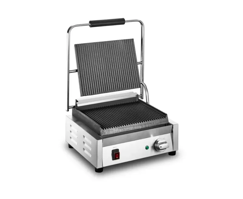 Lincat Lynx Prime LPPGRR Electric Single Contact Panini Grill - Ribbed Top & Bottom