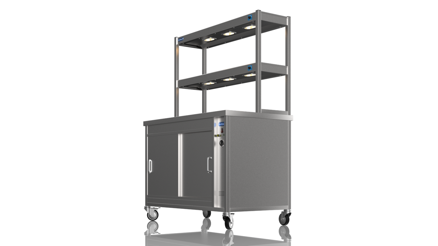 Double Tier Gantry Hot Cupboard Combo – 1200mm