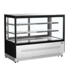 Tefcold free standing chilled display cabinet square glass LPD1700F Tefcold free standing chilled display cabinet square glass LPD1700F