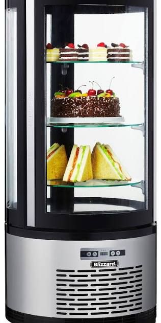 BLIZZARD refrigerated round case cake display CD100R BLIZZARD refrigerated round case cake display CD100R