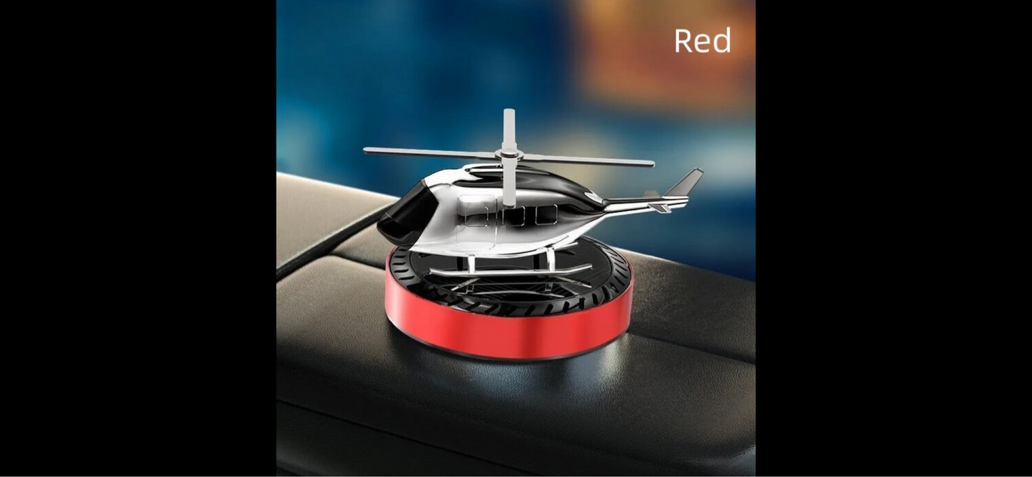 Solar Airplane Car Airfreshener