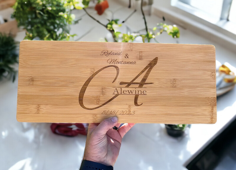 Personalized Bamboo Charcuterie Board