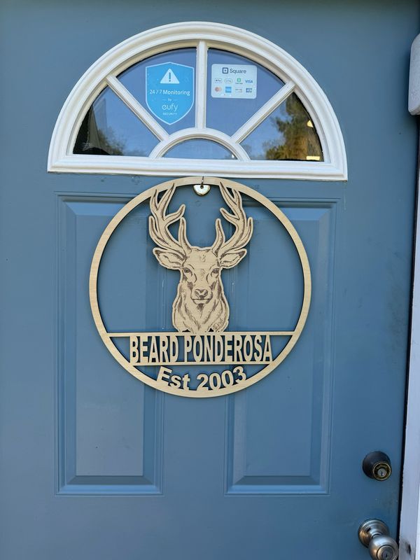 16inch Round Custom Door Hangers