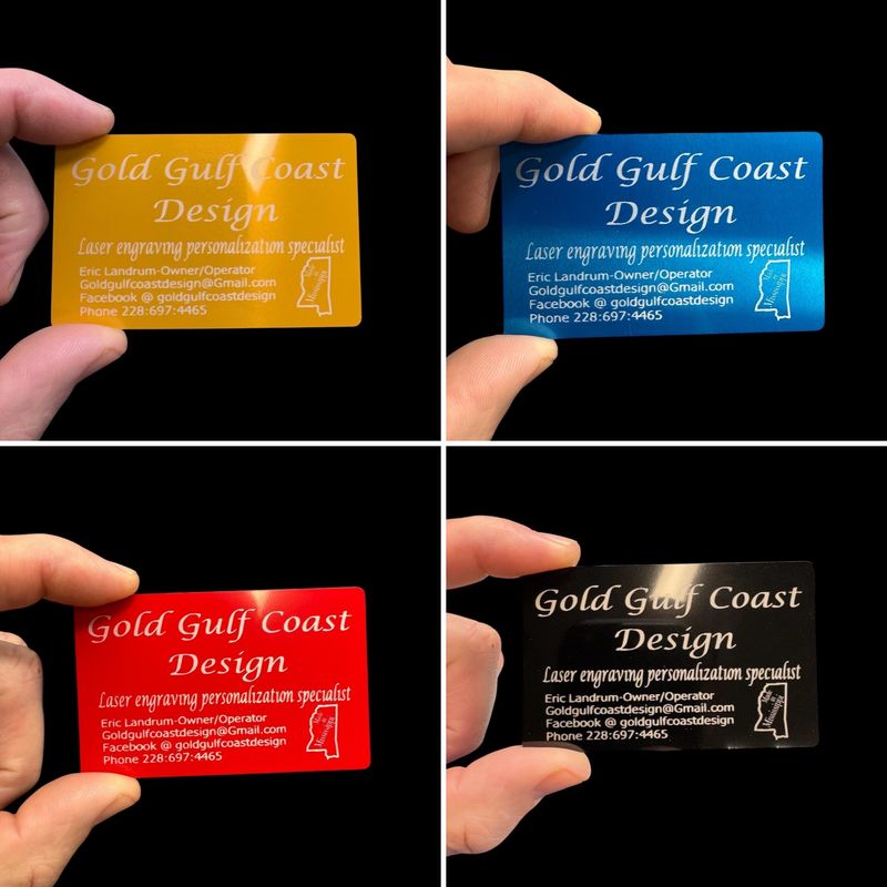 Metal Business Cards 86mm X 54mm