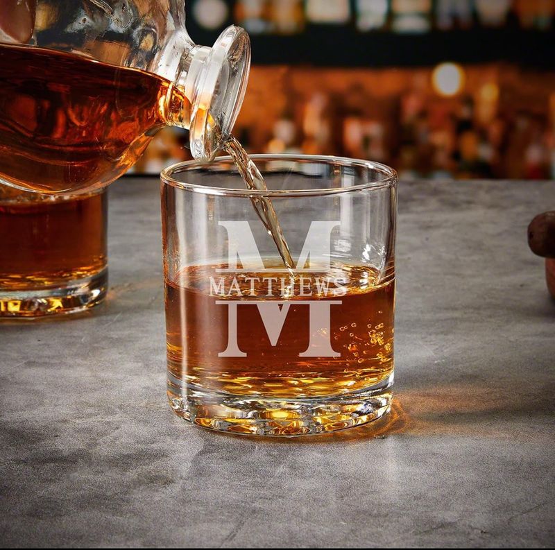 Whiskey Glassware 10.5 Laser Engraved With Your Logo Or Most Any Options