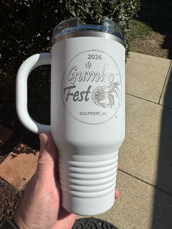 32 oz. Stainless Steel Tumbler With Handle Personalized