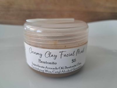 Creamy Clay Facial Mask ~ Bentonite