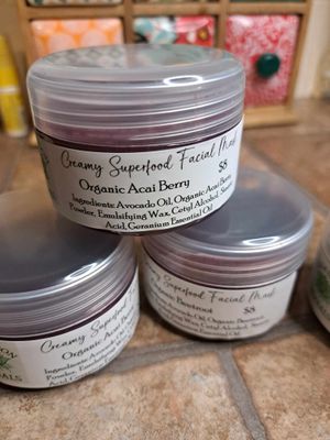 Creamy Superfood Facial Mask ~ Acai Berry