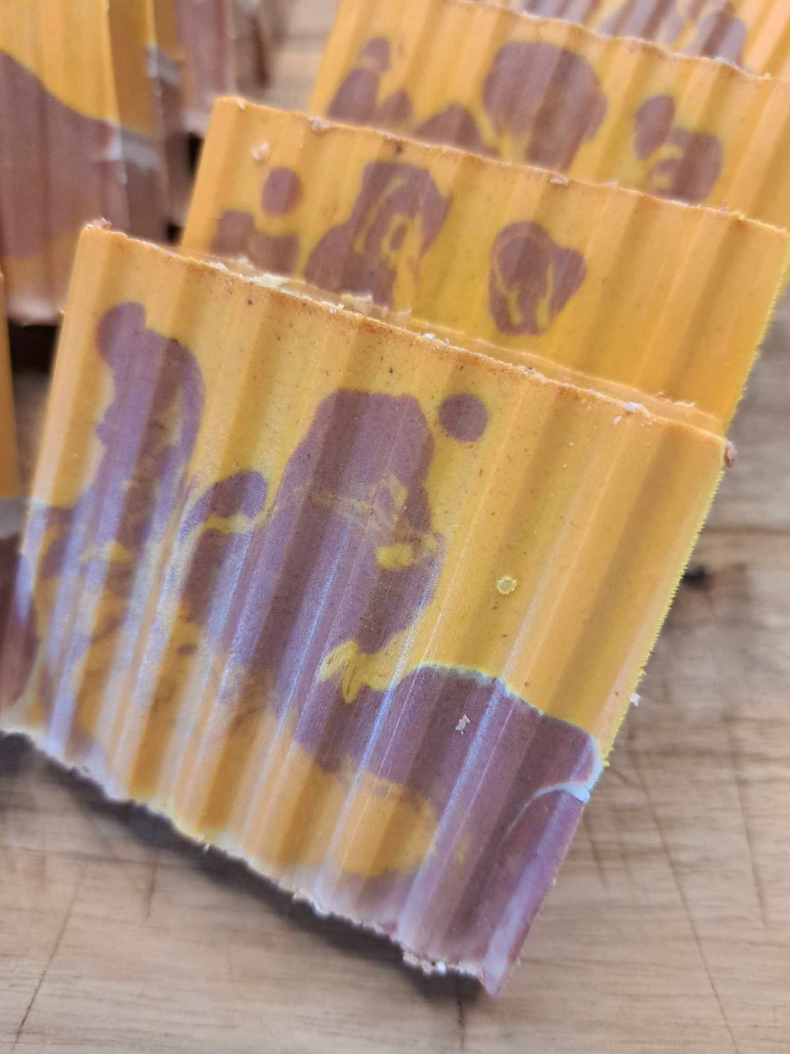 Marbled Clay Cocoa Butter Soap Bar ~ Birchwood