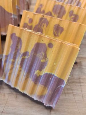 Marbled Clay Cocoa Butter Soap Bar ~ Birchwood
