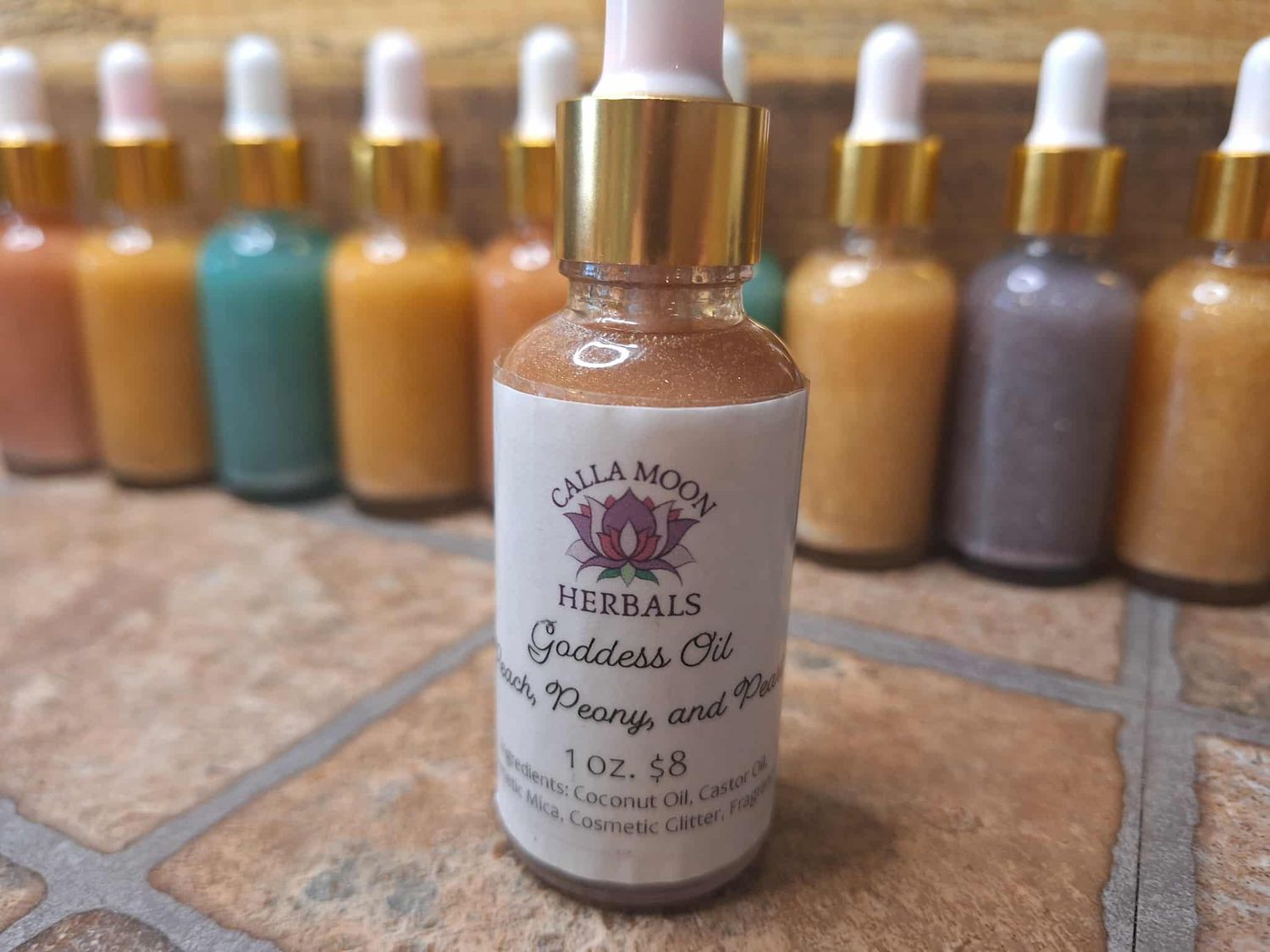 Goddess Oil ~ Peach Peony &amp; Pearl