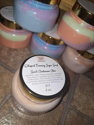 Whipped Foaming Sugar Scrub ~ Sweet Cardamom Chai